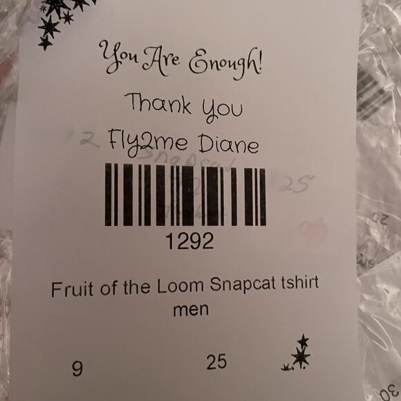 Snapcat T-shirt Men's Medium Fruit of the loom black with cat sleeveless - Picture 6 of 6